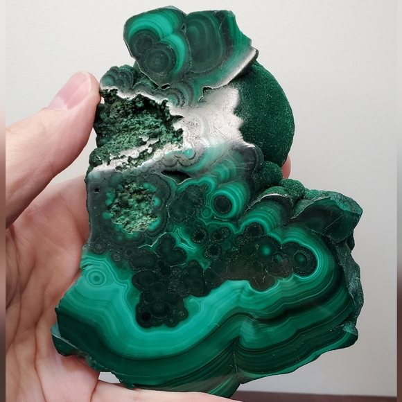 Malachite Crystal Slab - Picture 5 of 13